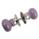 Purple Crackle Mortice Handle 2.25